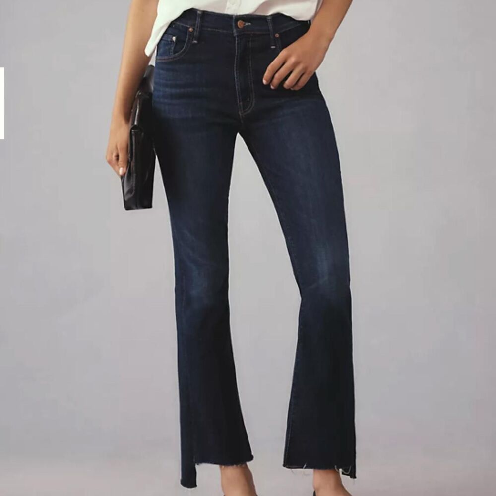 Mother Women's Navy and Blue Jeans